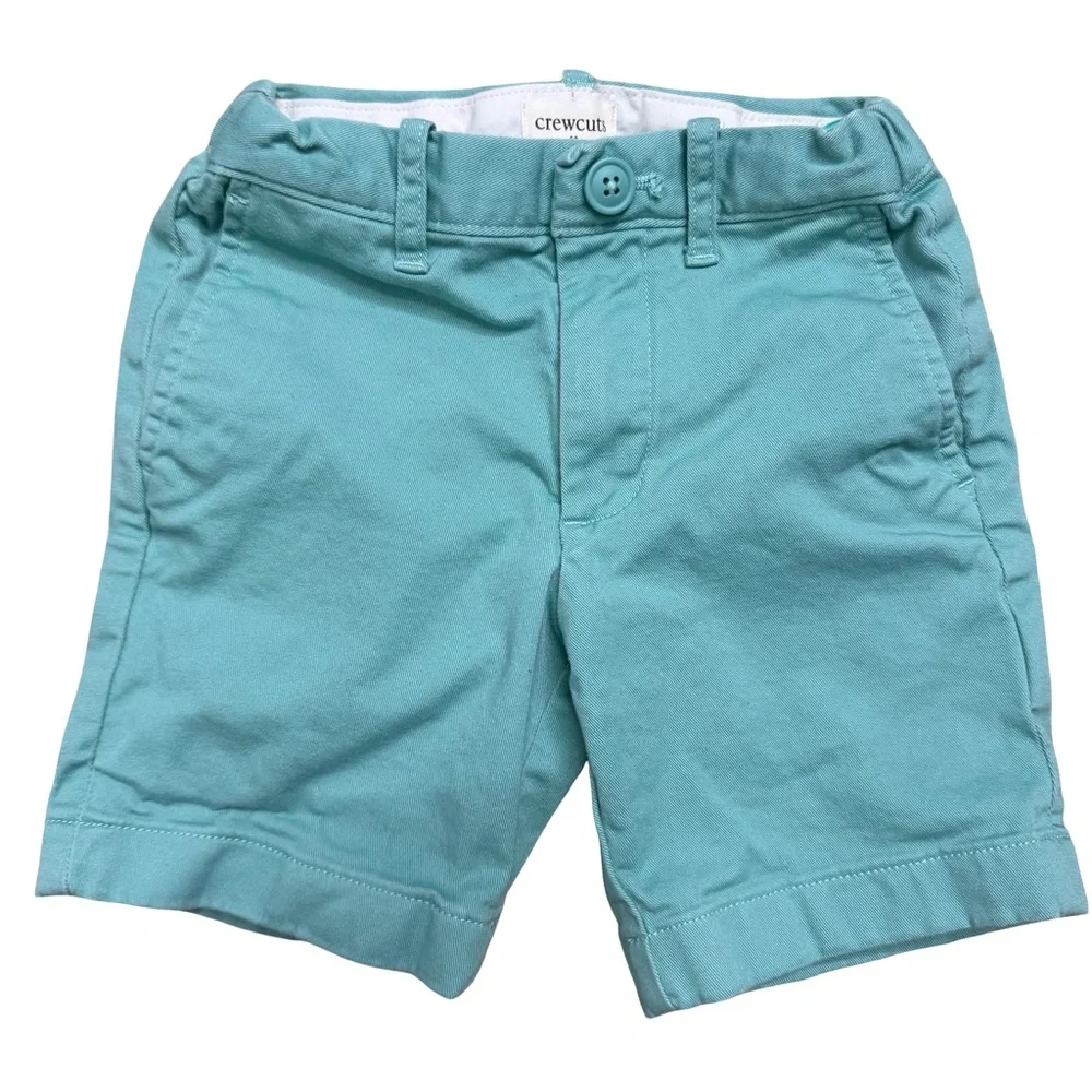 Crewcuts Navy and Teal Kids Shorts‎ (2 pairs) size 4
